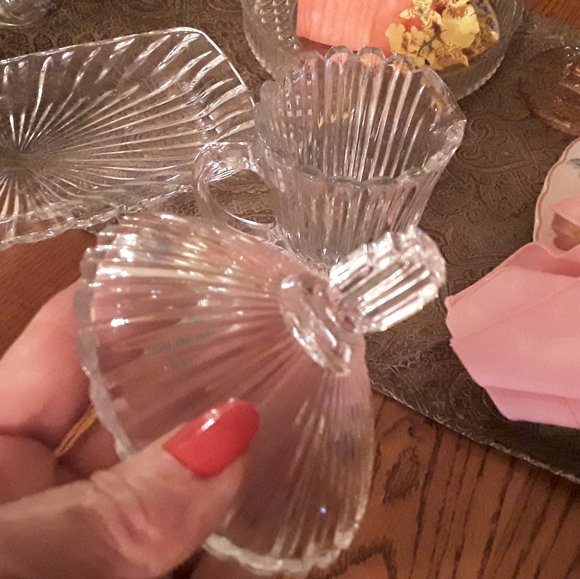 HOME BEAUTIFUL "TOWN HOUSE" CRYSTAL SUGAR/CREAMER - Picture 10 of 16